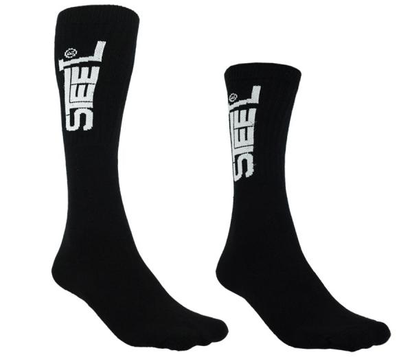 Socken STEEL - schwarz/lang